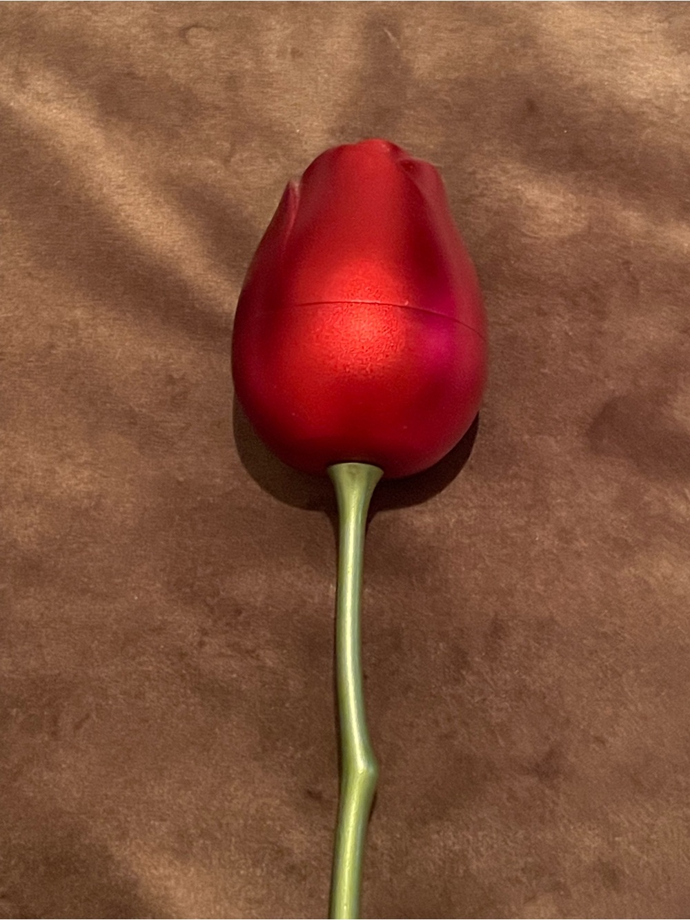 Red Decorative Rose Stem ring holder